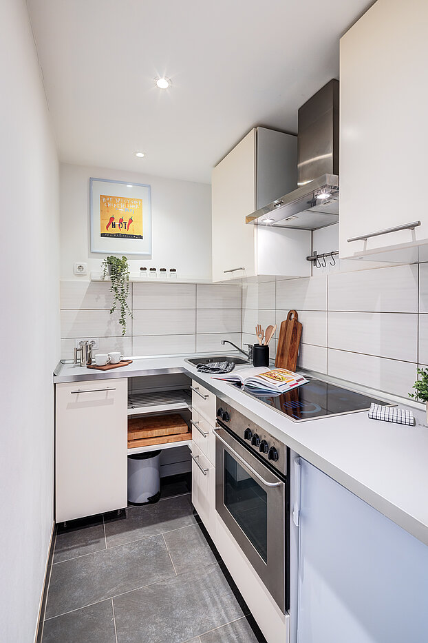 Appartamento a 2 camere | München-Maxvorstadt | 70390 | Apartmentküche...