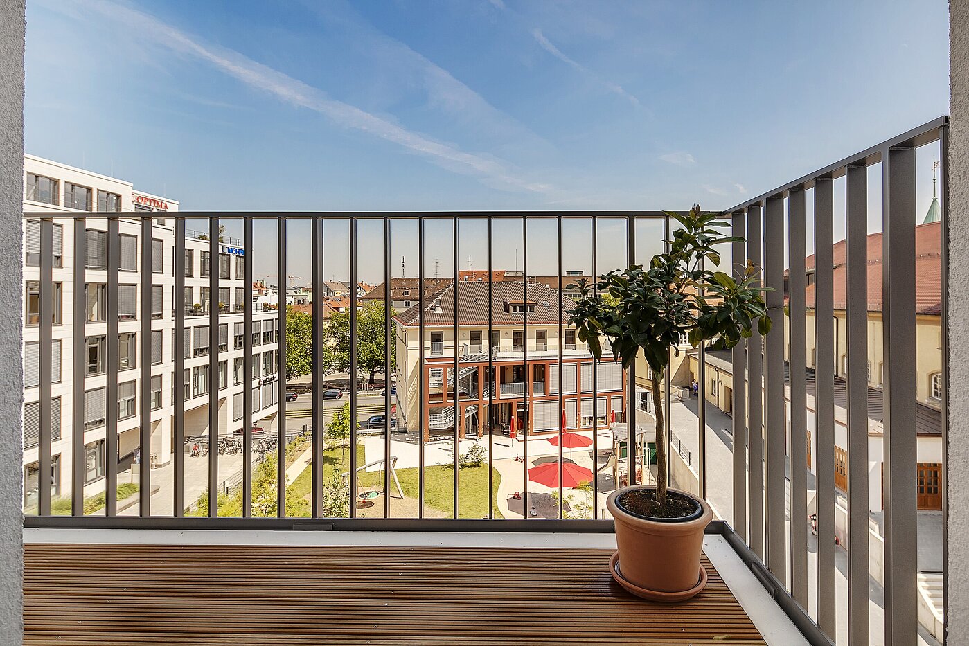 Appartamento a 2 camere | München-Maxvorstadt | 70023 | Balkon mit Morgensonne