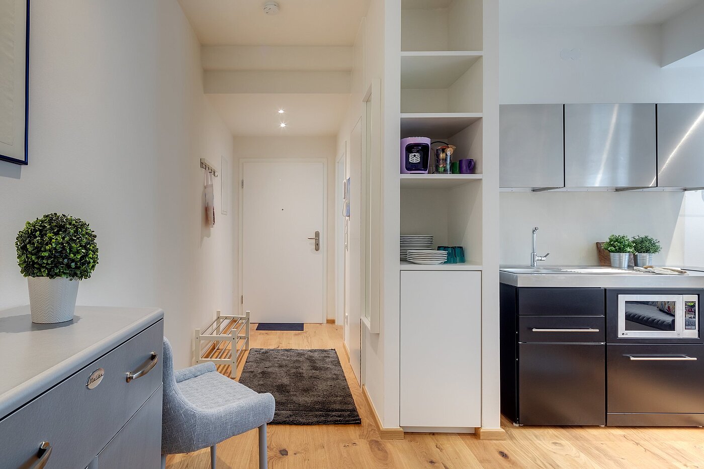 Appartamento a 2 camere | München-Maxvorstadt | 2107ML5 | Offener Wohnbereich, Stauraum