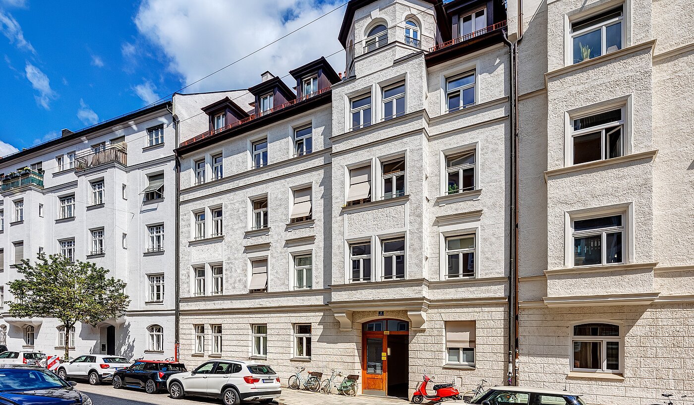 Appartamento al piano terra a 1.5 camere | München-Lehel | 70149 | Gebäudeansicht