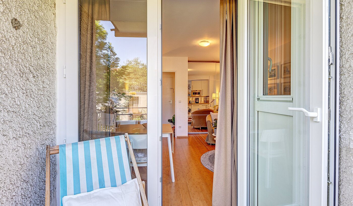 Appartamento a 1 camera | München-Schwabing | 2210ML3 | Zugang zum Balkon