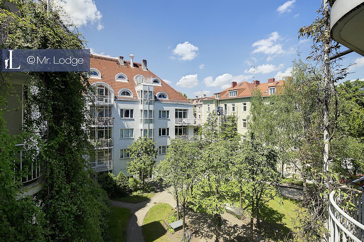 Appartamento a 2 camere | München-Lehel | 1605ML6 | Begrünter Innenhof