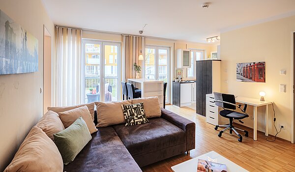 Appartamento a 2 camere | München-Schwabing | 703161 | Wohnzimmer