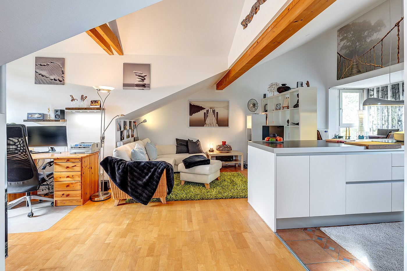Appartamento a 2.5 camere | Eching | 70100 | Offener Wohnbereich