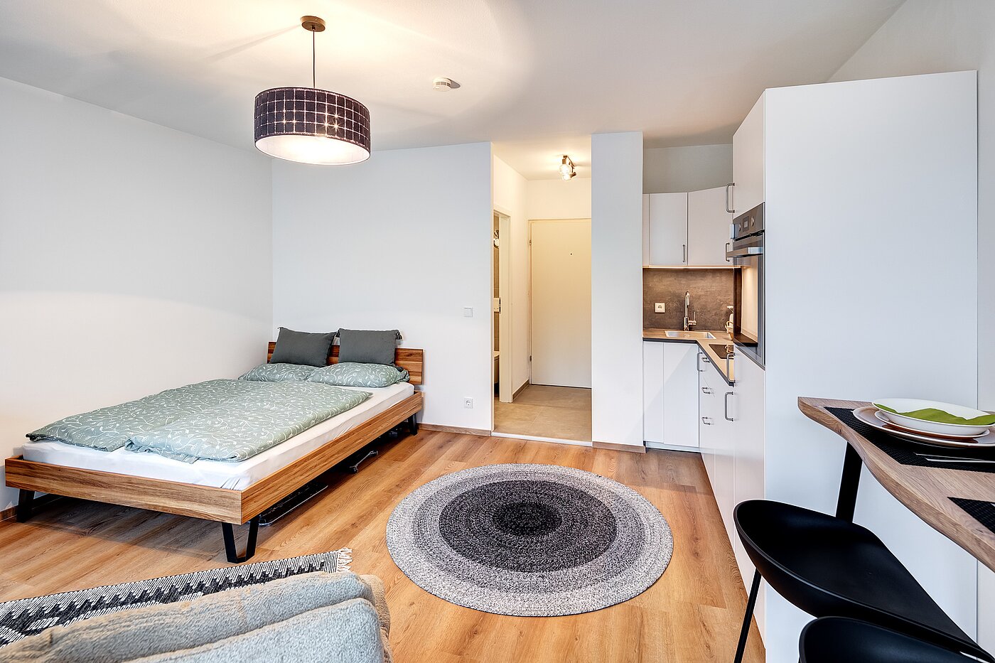 Apartment a 1 camera | München-Pasing | 70302 | Wohn- und Schlafbereich