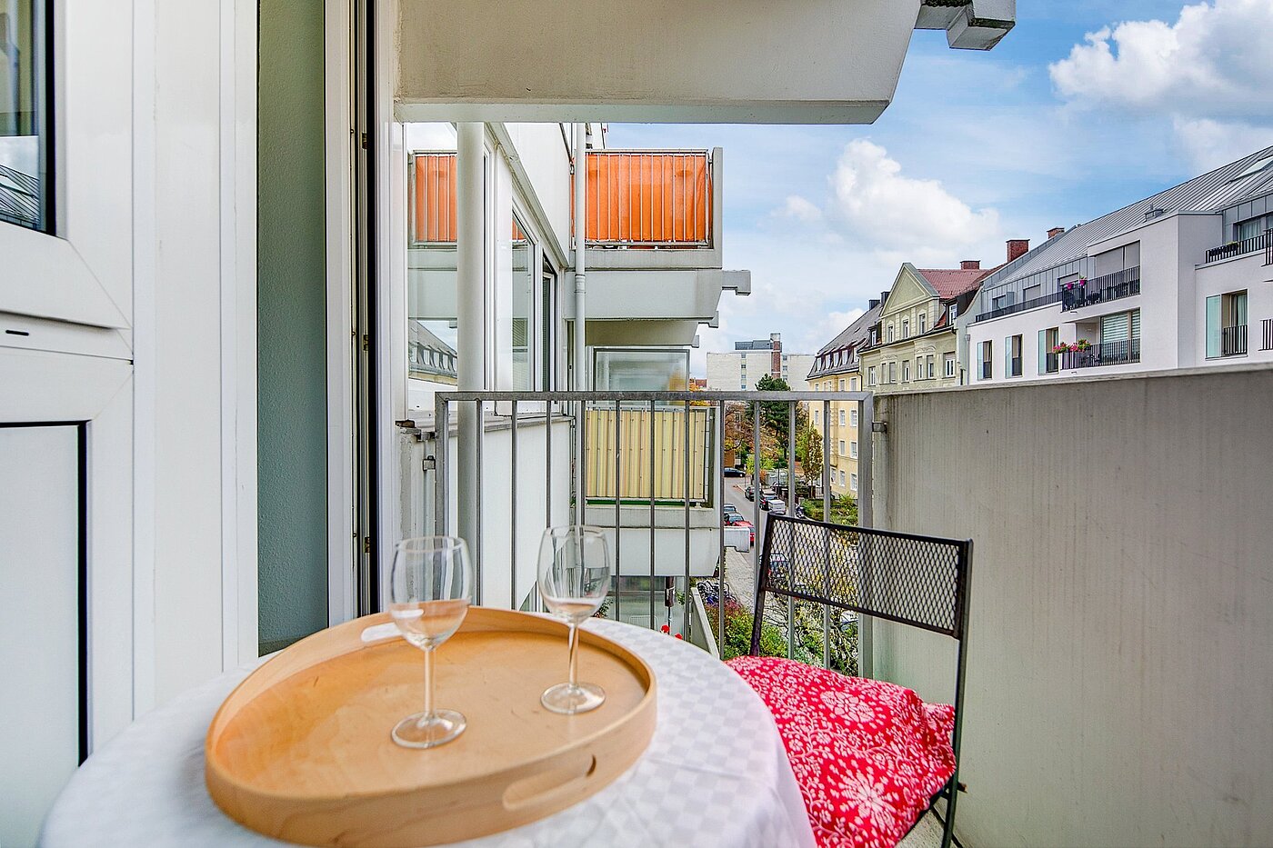 Appartamento a 1 camera | München-Neuhausen | 1911ML8 | Sonniger Balkon