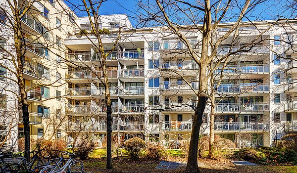 Appartamento a 2 camere | München-Maxvorstadt | 70001 | Innenhofansicht