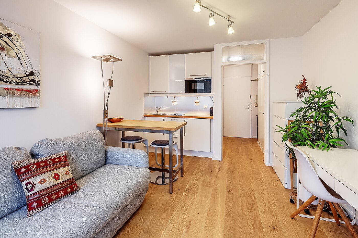 Appartamento a 1 camera | München-Schwabing | 70475 | Wohnzimmer...