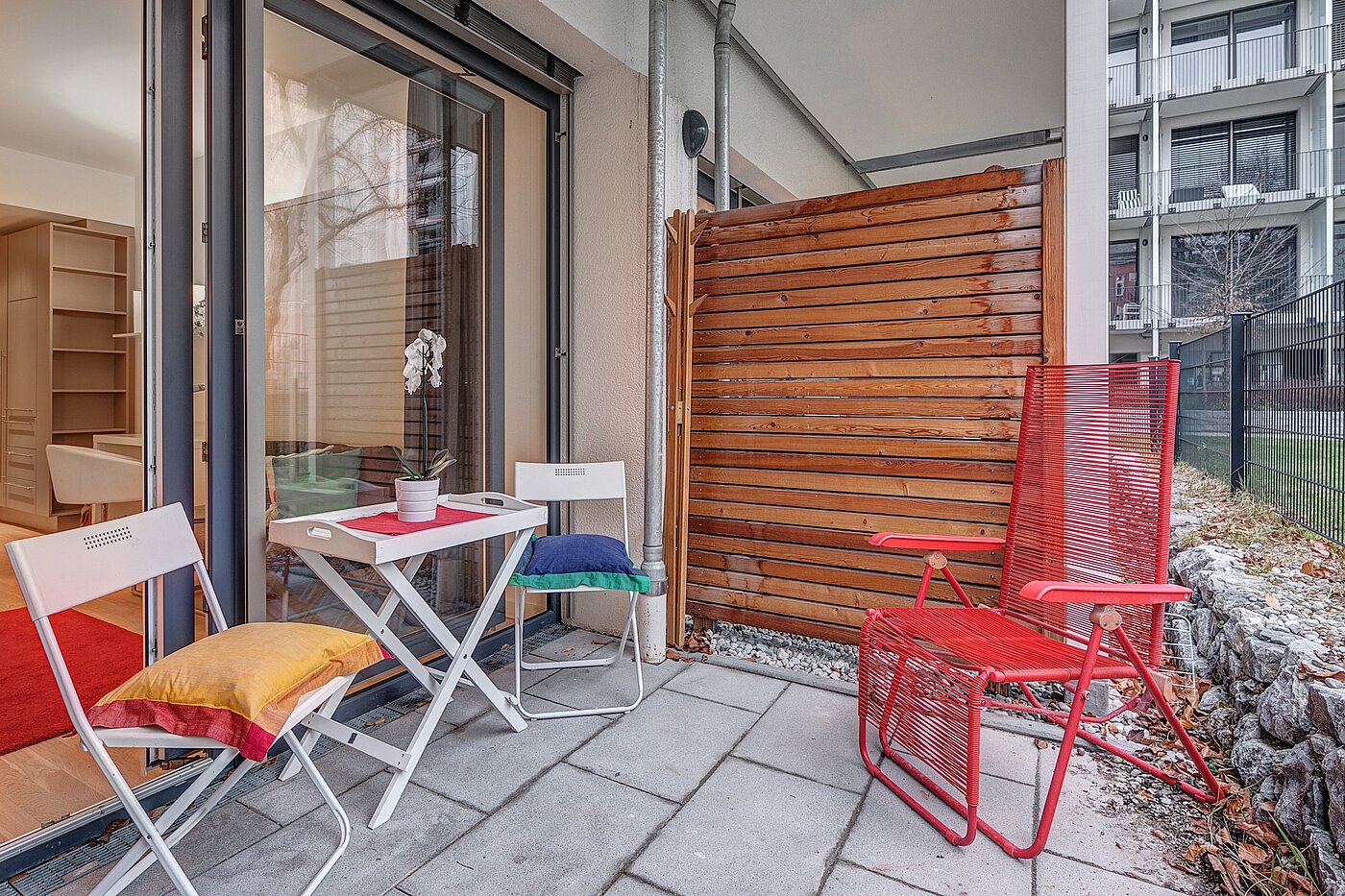 Appartamento al piano terra a 1 camera | München-Bogenhausen | 2301ML3 | Zugang zur Süd-Terrasse