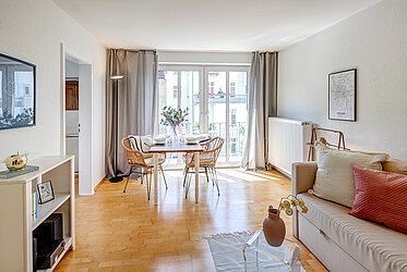 Schwabing: Affascinante appartamento di 1,5 locali in ottima posizione