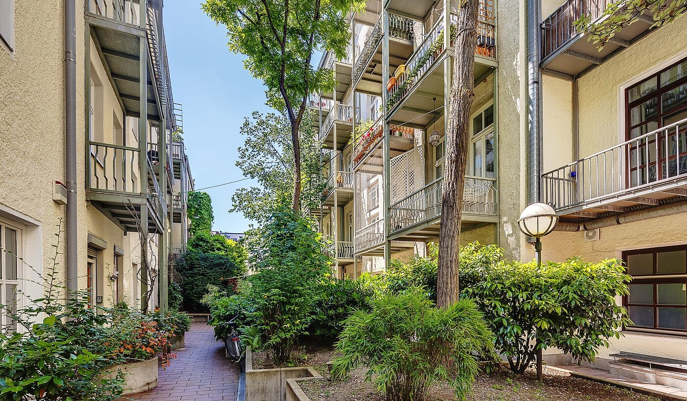 Appartamento a 2 camere | München-Altstadt | 2106ML7 | ...grünen Innenhof