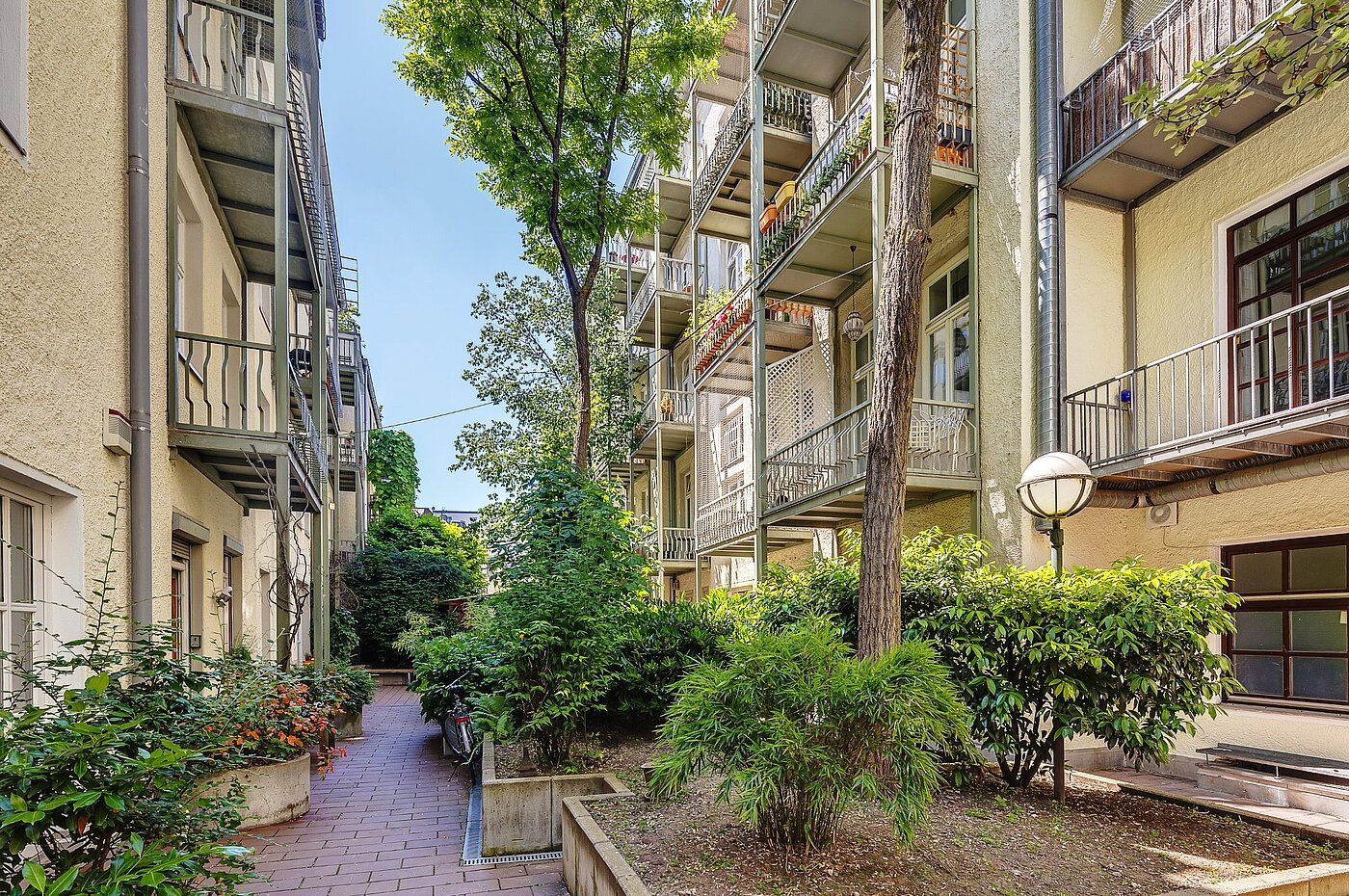 Appartamento a 2 camere | München-Altstadt | 2106ML7 | ...grünen Innenhof