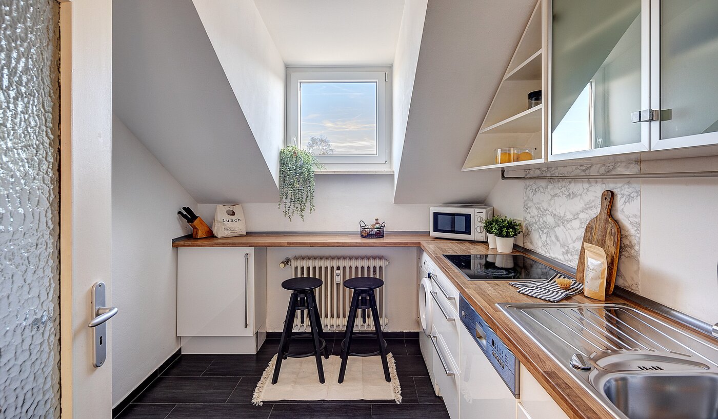 Appartamento a 2 camere | München-Untermenzing | 70177 | Einbauküche...