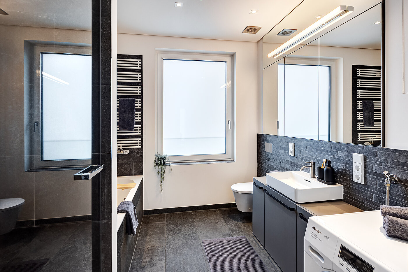 Penthouse a 2 camere | München-Maxvorstadt | 704271 | Tageslichtbad mit...