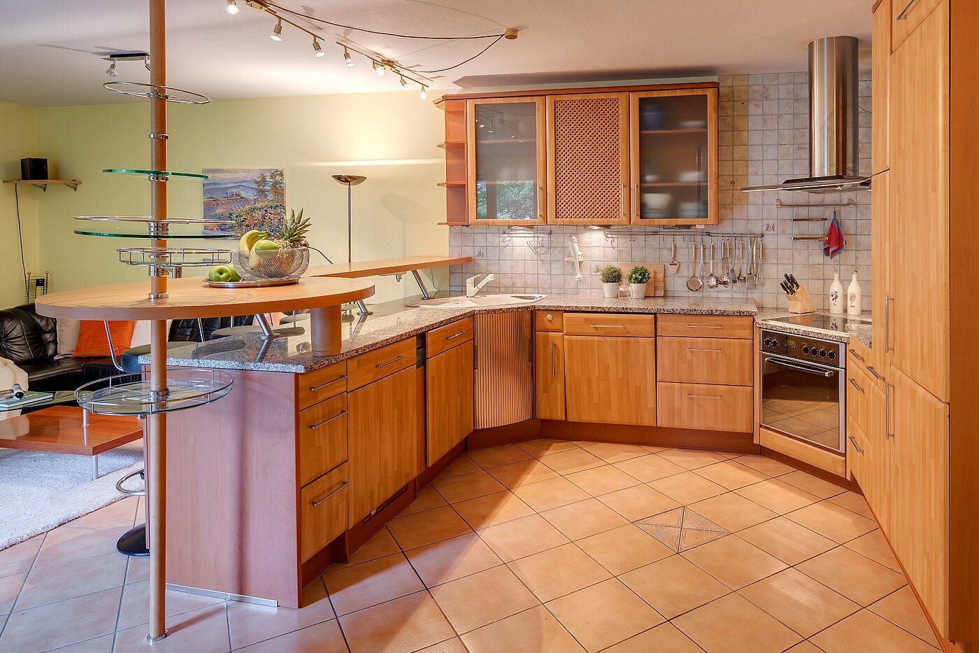 Appartamento al piano terra a 1.5 camere | München-Obersendling | 1805ML2 | Offene Küche mit...