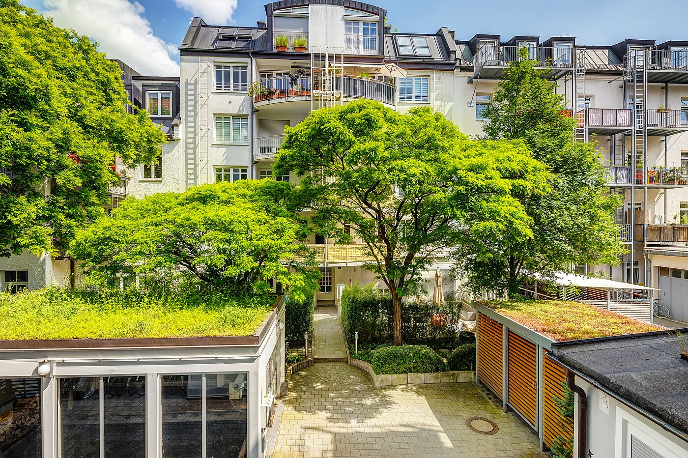 Appartamento a 2.5 camere | München-Isarvorstadt | 70121 | Blick in den Innenhof