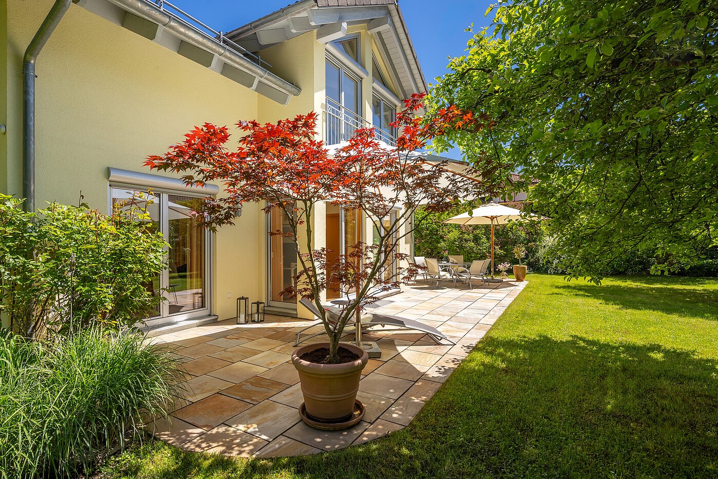 Casa indipendente a 5 camere | Icking | 70438 | ...Wohnterrasse mit...