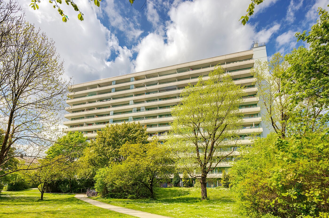 Appartamento a 2 camere | München-Sendling-Westpark | 2204ML2 | Ansicht Fassade