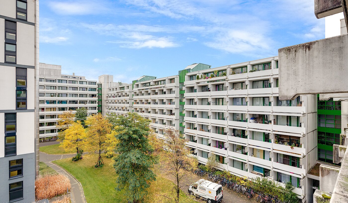 Appartamento a 1 camera | München-Au | 2211ML1 | Blick in den Innenhof