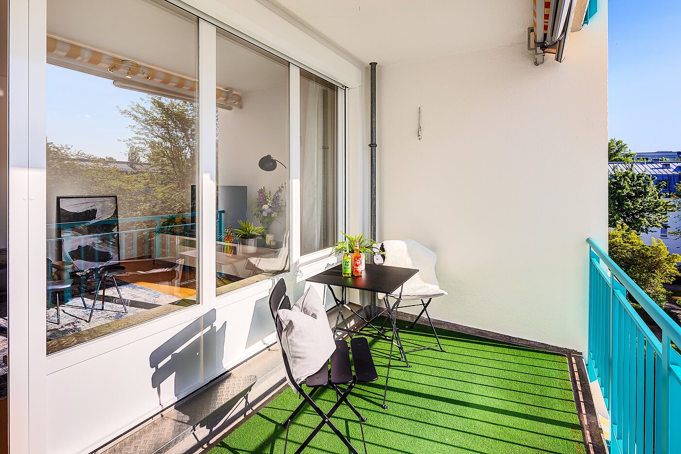 Appartamento a 3 camere | München-Oberföhring | 70246 | ...mit Blick auf die Loggia