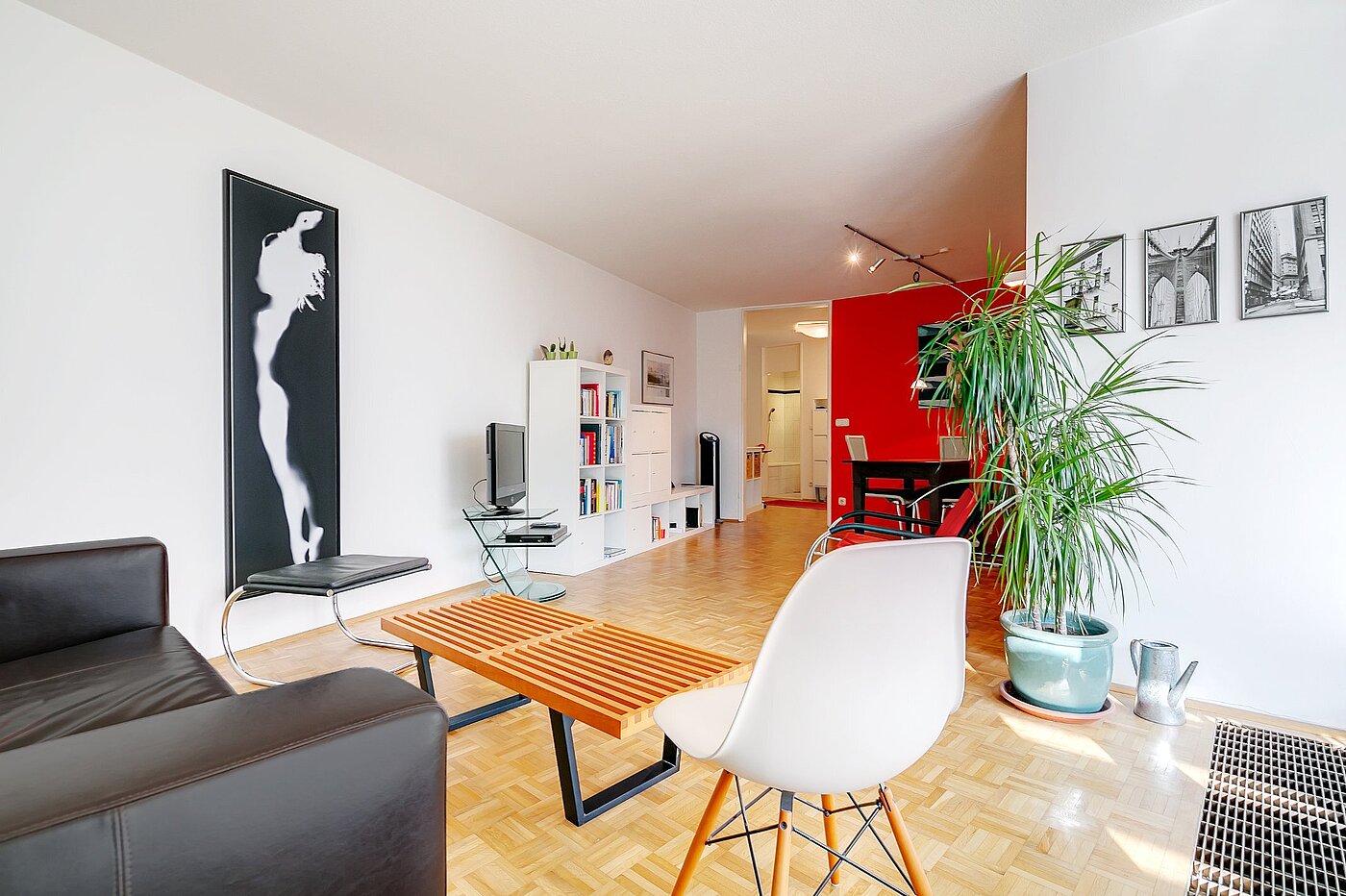 Appartamento a 2 camere | München-Schwabing | 2004ML1 | Helles Wohnzimmer