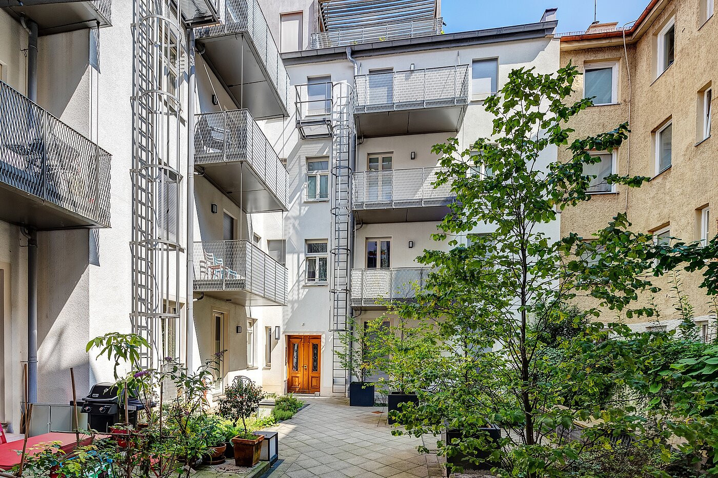 Appartamento al piano terra a 1.5 camere | München-Lehel | 70149 | Rückgebäude