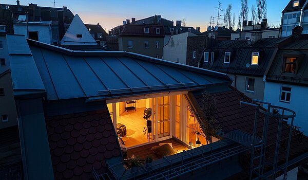 Appartamento mansardato a 1 camera | München-Sendling | 700402 | Dämmerungs-Stimmung