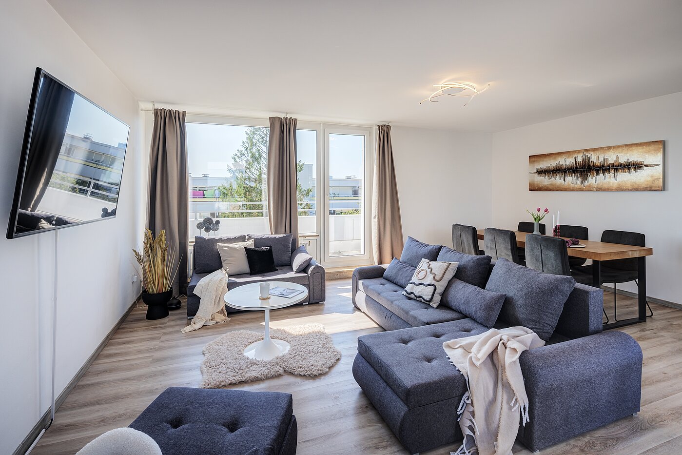 Terrassenwohnung a 3.5 camere | München-Berg am Laim | 70451 | Wohnbereich