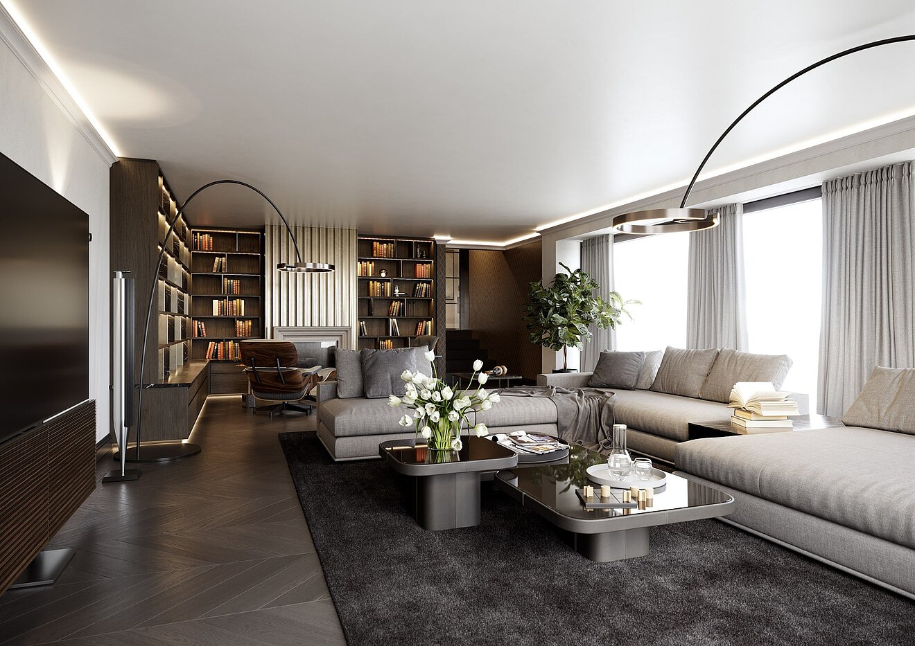 Proprietà speciale a 15 camere | Bad Wiessee | 701591 | Landhaus Wohnbereich