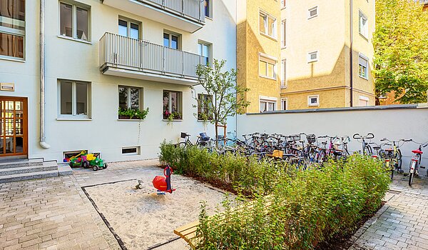 Appartamento a 2 camere | München-Maxvorstadt | 70398 | Ruhiger Innenhof