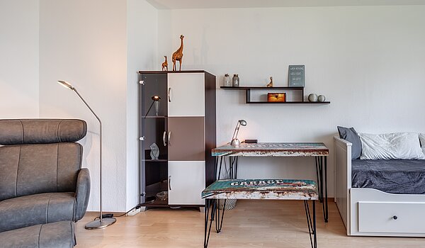 Appartamento a 1 camera | München-Feldmoching | 70456 | Wohnbereich