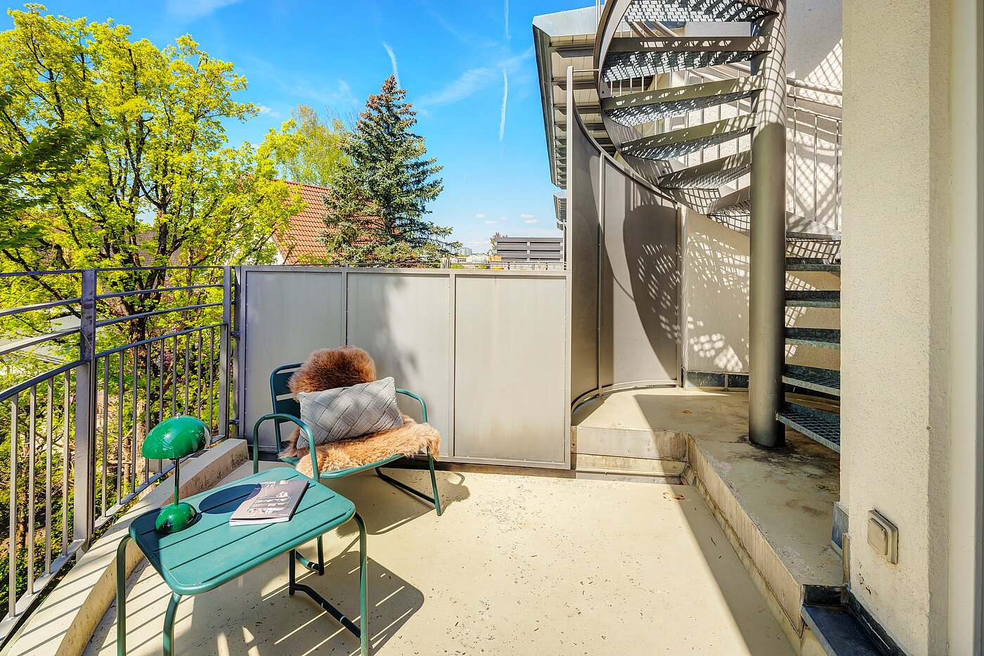 Appartamento a 2.5 camere | München-Fasangarten | 702211 | ...Wendeltreppe zur...