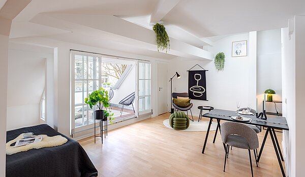 Appartamento mansardato a 1 camera | München-Sendling | 700402 | Ideale Raumnutzung