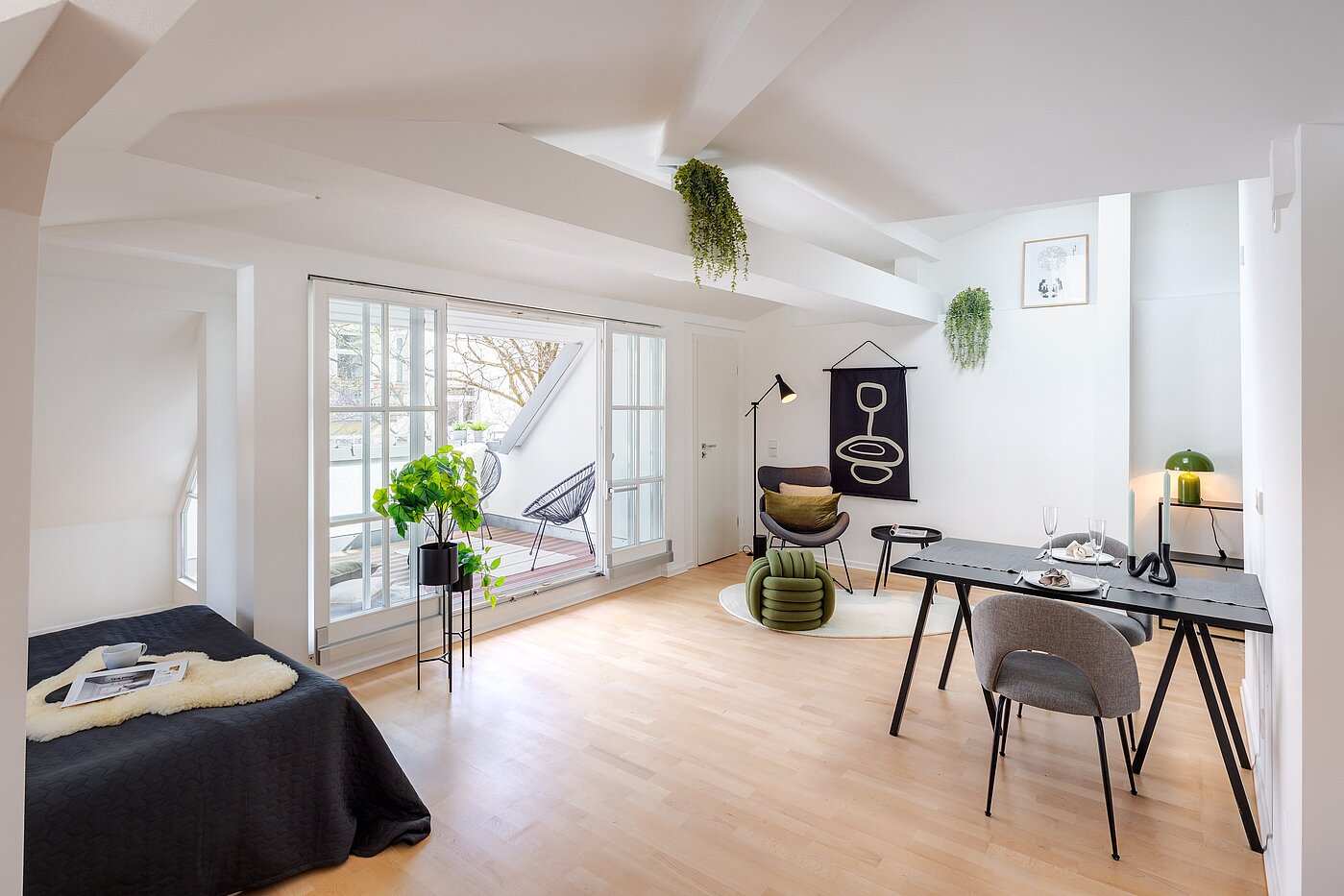 Appartamento mansardato a 1 camera | München-Sendling | 700402 | Ideale Raumnutzung