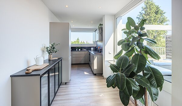 Terrassenwohnung a 3 camere | München-Berg am Laim | 704511 | Zugang zur Küche