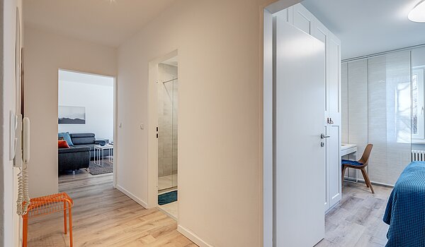 Appartamento al piano terra a 2 camere | München-Moosach | 70462 | Raumaufteilung