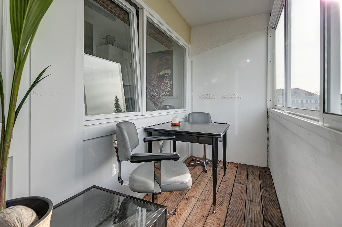 Appartamento a 1.5 camere | München-Obergiesing | 70136 | ...Zugang zum verglasten Balkon
