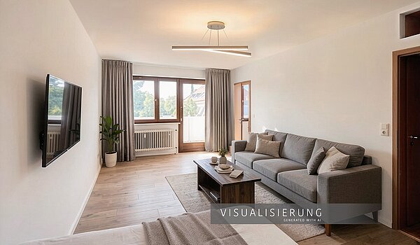 Apartment a 1 camera | München-Laim | 70503 | Visualisierung mit KI