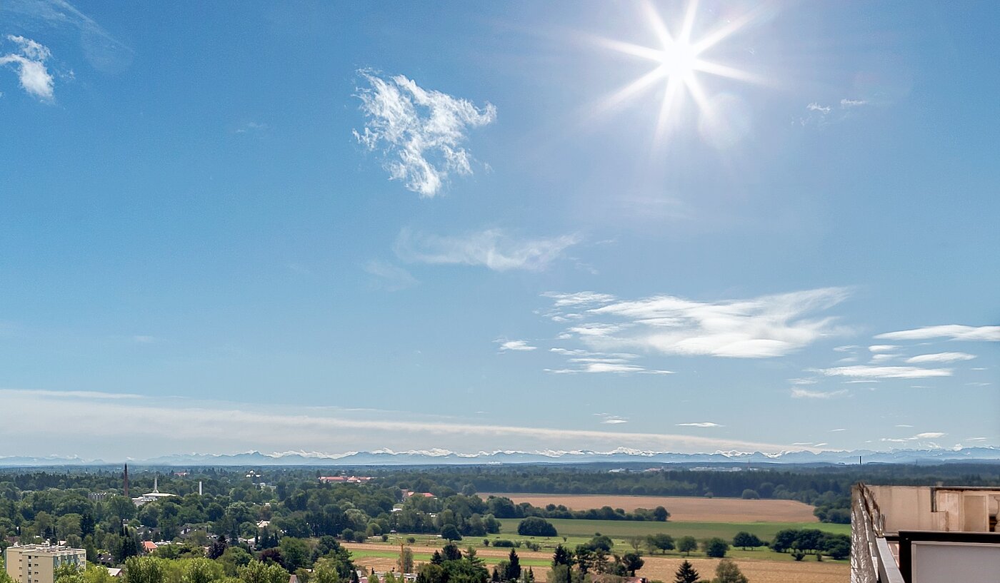 Appartamento a 1 camera | München-Forstenried | 2111ML1 | ...sowie zu den Alpen