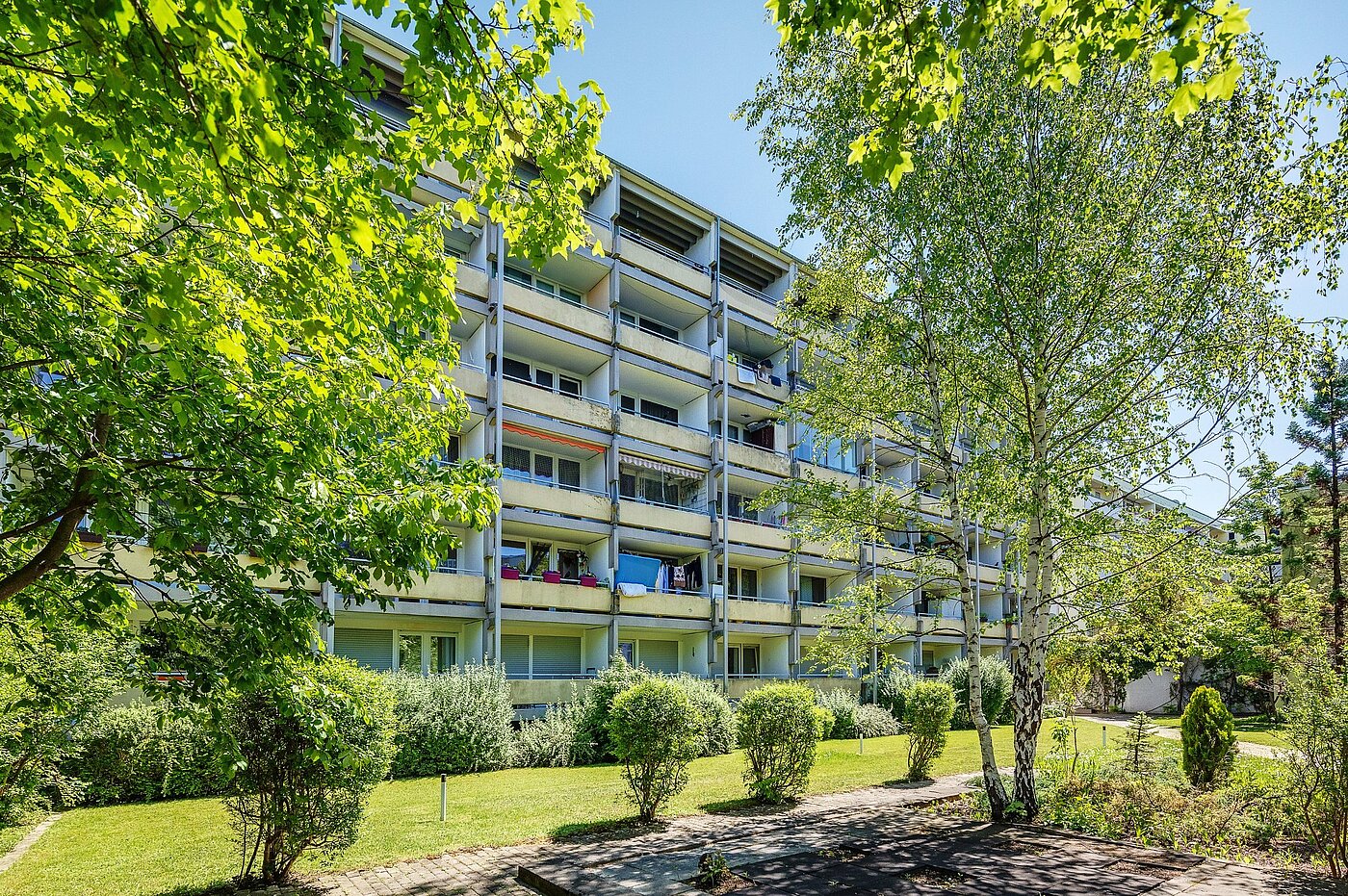 Appartamento a 2 camere | München-Sendling-Westpark | 2003ML9 | Gartenseite