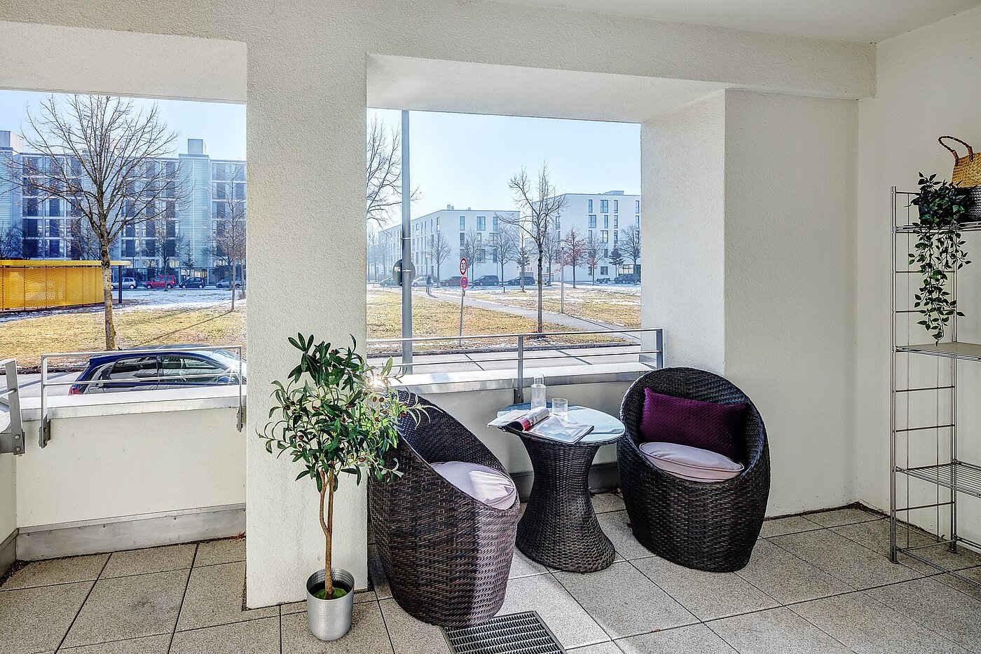 Appartamento al piano terra a 2 camere | München-Riem | 2201ML1 | Sonnige Loggia