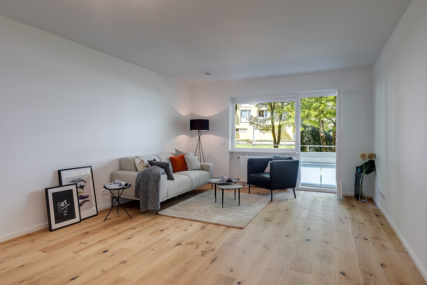 Appartamento a 3 camere | München-Neuhausen | 1803D7 | Helles Wohn-/Esszimmer