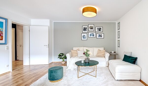 Appartamento a 2 camere | München-Maxvorstadt | 70001 | Großes Wohnzimmer