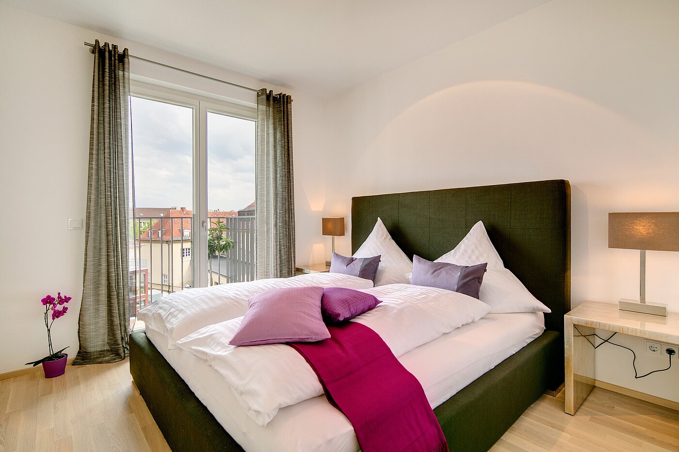 Appartamento a 2 camere | München-Maxvorstadt | 70023 | Schlafzimmer mit...