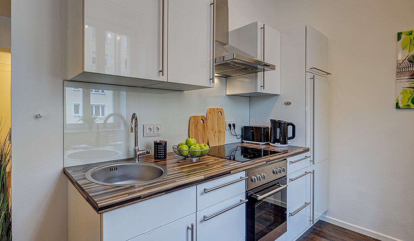 Appartamento a 1 camera | München-Neuhausen | 70235 | Funktionale Küche..