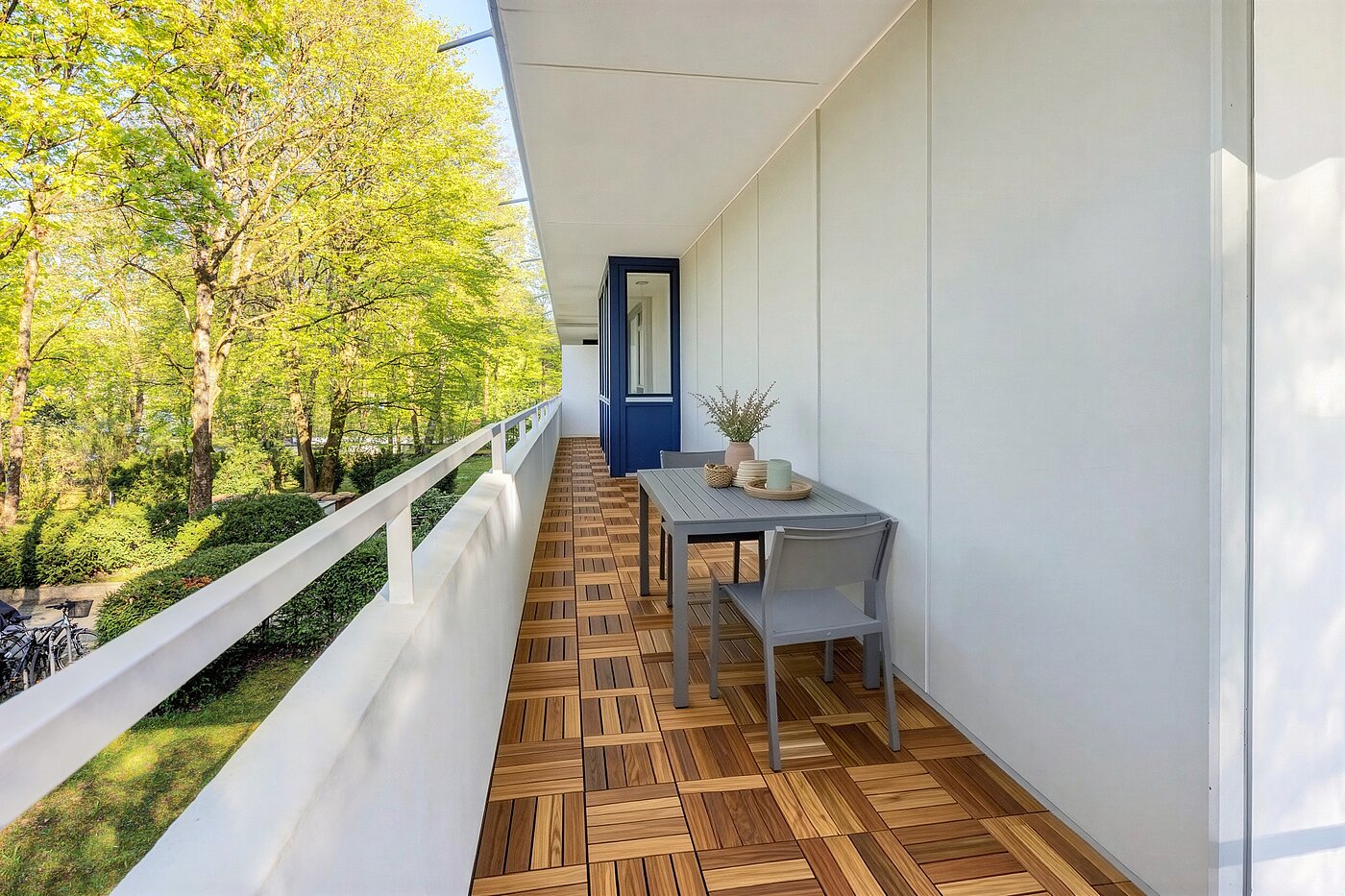 Appartamento a 3.5 camere | München-Bogenhausen | 703052 | Schattiger Nordbalkon