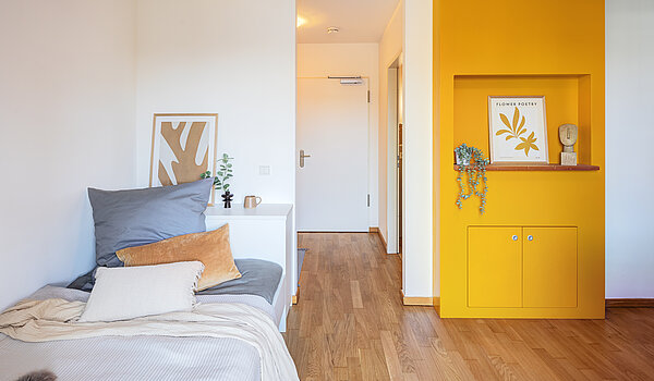 Apartment a 1 camera | München-Ramersdorf | 70415 | Wohn- und Schlafzimmer