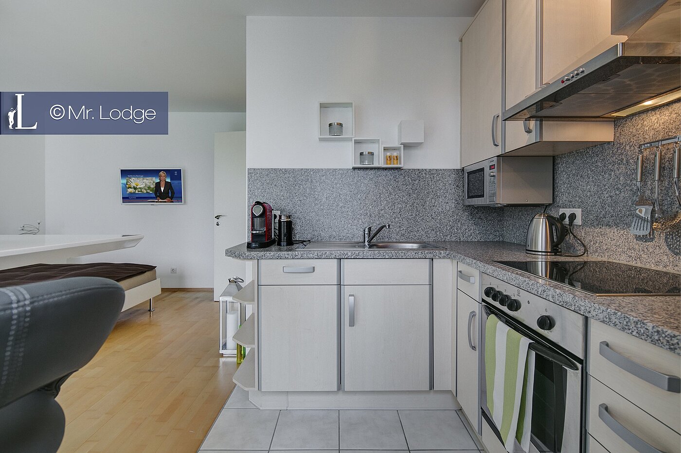 Appartamento a 1 camera | München-Thalkirchen | 1705ML8 | Blick von der Küche