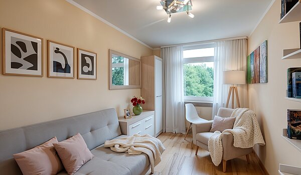 Appartamento a 4 camere | München-Aubing | 70276 | Schlafzimmer II (KI-generierte Inhalte)
