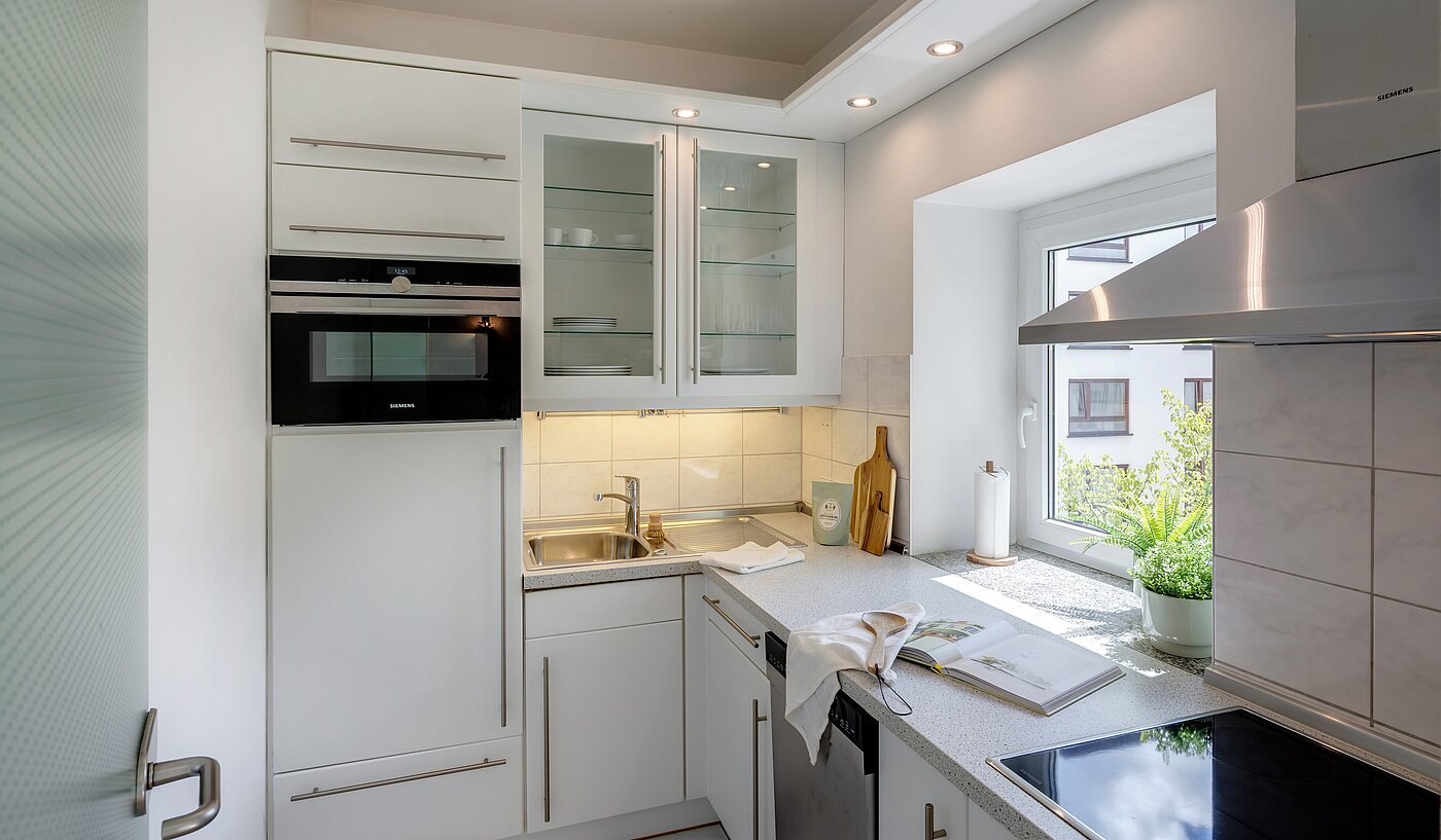 Appartamento a 1 camera | München-Maxvorstadt | 2206ML5 | Helle Küche mit...